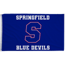 3x5 ft Springfield High School Block S Flag - The Flag Lady