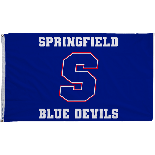 3x5 ft Springfield High School Block S Flag - The Flag Lady