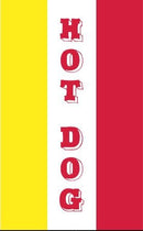 3x5 ft Vertical "Hot Dog" Fair Flag - The Flag Lady