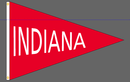 40x60 in Indiana Big 10 Pennant - The Flag Lady