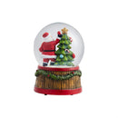 5.25 in Joyful Traditions Resin Santa Water Globe - The Flag Lady