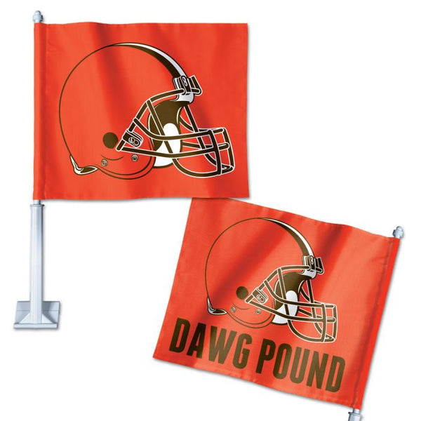 Cleveland Browns Slogan Car Flag