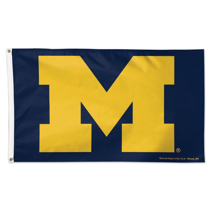 5x8 ft University of Michigan Block "M" Flag - The Flag Lady