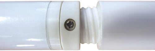 9' X 1" Anti - Wrap Flagpole with Lawn Socket - The Flag Lady
