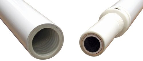 9' X 1" Anti - Wrap Flagpole with Lawn Socket - The Flag Lady