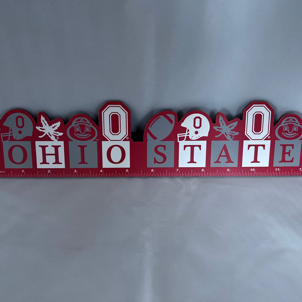 Ohio Ruler Ohio State Buckeye Ruler