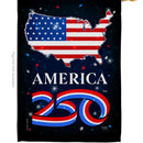 America 250 Flag Celebration USA 250th Banner 28"x40"