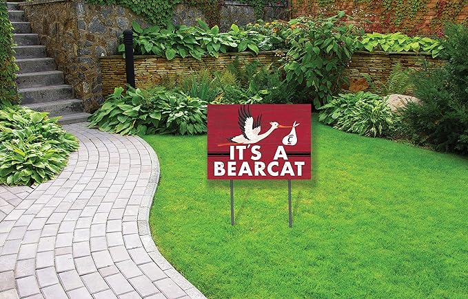 Lawn Sign Stork Yard Sign It's A Cincinnati Bearcats