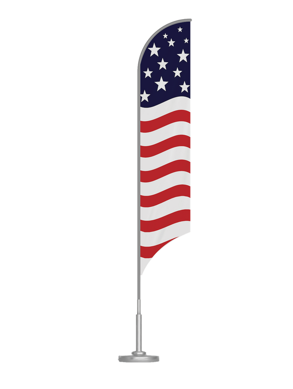 American Flag Feather Flag Kit