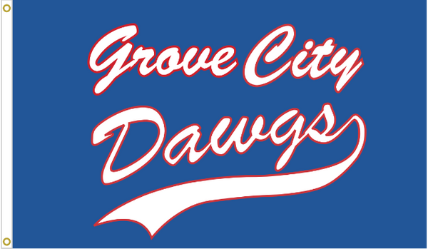 3x5 ft Grove City Dawgs Flag