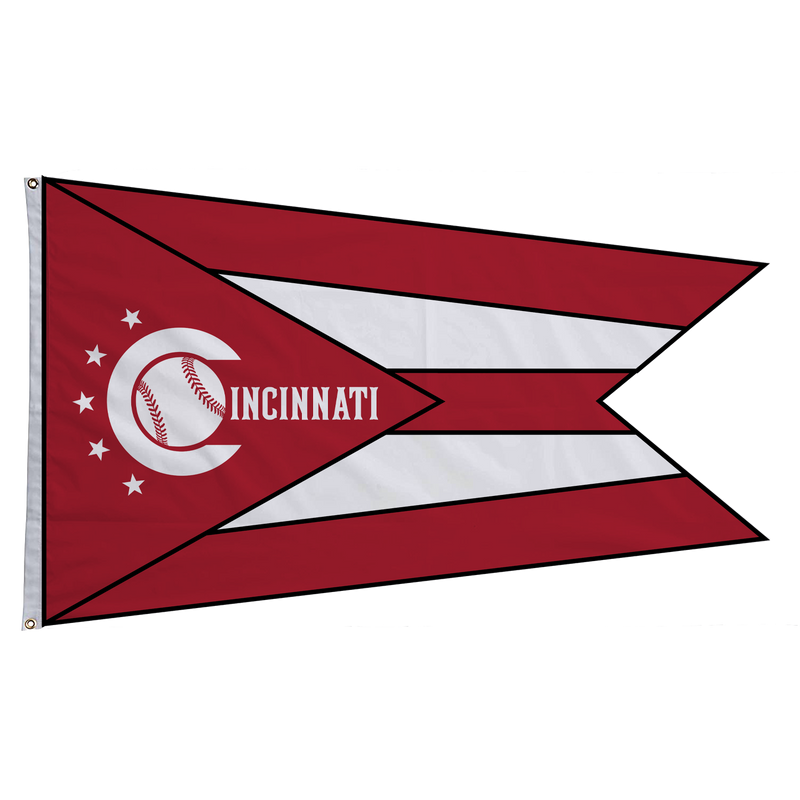 Cincinnati Reds Ohio Flag