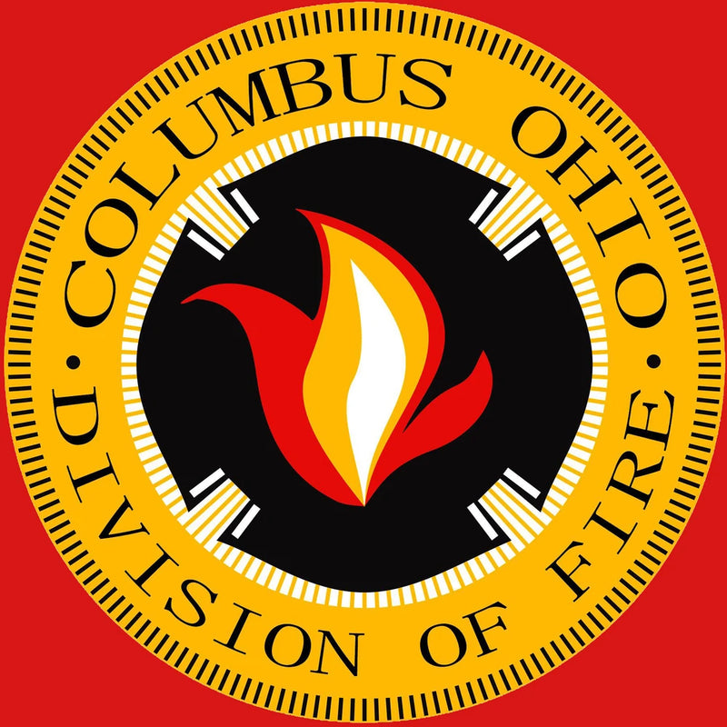 3x5 ft Columbus Division of Fire Flag