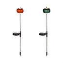 Harvest Blossoms Garden Stake,Plastic Pumpkin Solar Garden Stake 24"H,