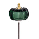 Harvest Blossoms Garden Stake,Plastic Pumpkin Solar Garden Stake 24"H,