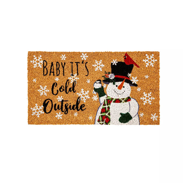 Baby It's Cold Outside Coir Mat
