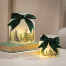 hades of Emerald LED Table Décor Glass Jar with Bow, 2 sizes