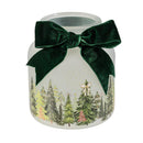 hades of Emerald LED Table Décor Glass Jar with Bow, 2 sizes