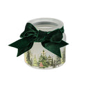 hades of Emerald LED Table Décor Glass Jar with Bow, 2 sizes