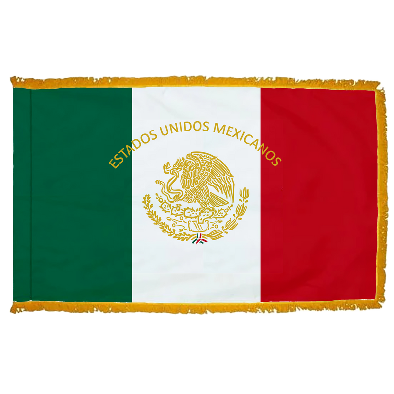 Mexico Presidential Standard Flag with Fringe