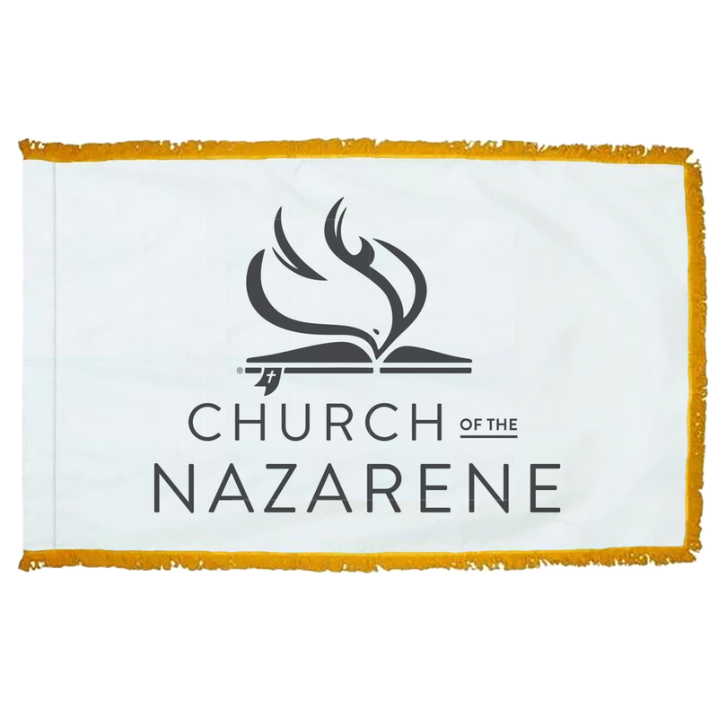 Nazarene Church Flag with Fringe