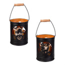 Haunted House Outdoor Lamps&Lighting, Metal Lantern with LED Candle