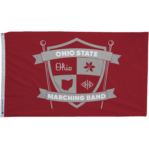 Ohio State Marching Band Flags