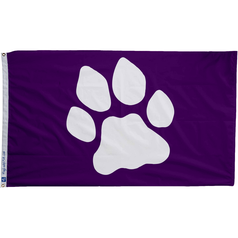 Pickerington High School Paw Print Flag