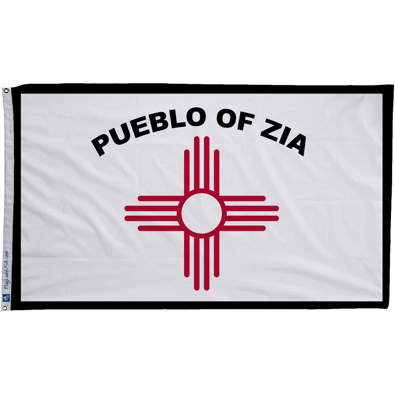 Pueblo of Zia Flags