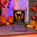 Pet Central Moonlit Black Cat Suede Flag Garden