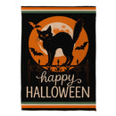 Pet Central Moonlit Black Cat Suede Flag Garden