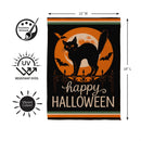 Pet Central Moonlit Black Cat Suede Flag Garden