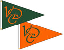 2x3 ft Sewn International Orange Van Darby Club Pennant for Saxbe