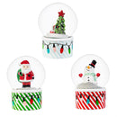 Resin Heartfelt Cheer Water Globe w/ Christmas Characters