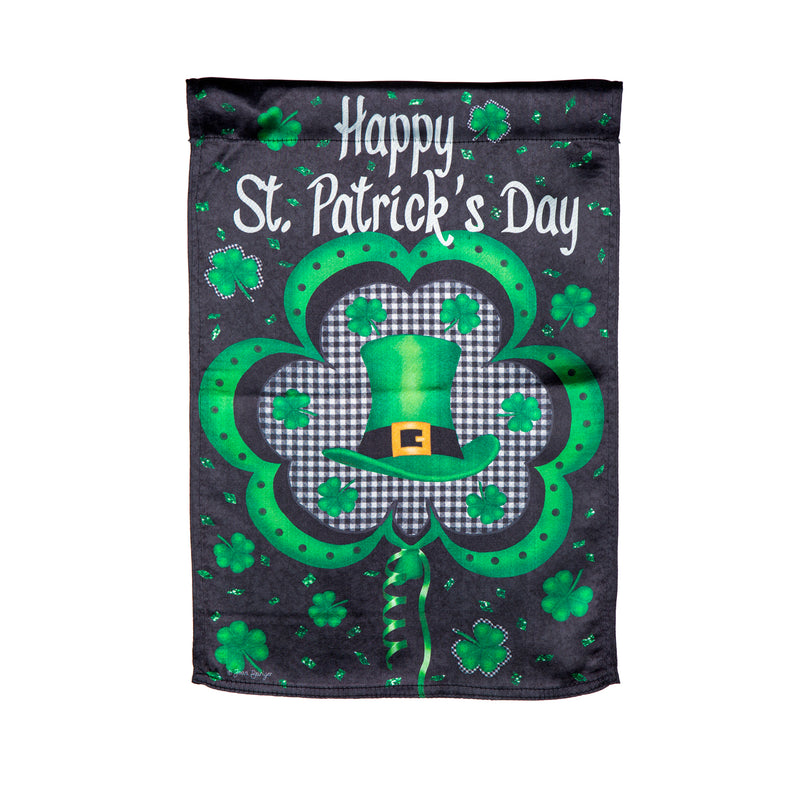 12x18 in Welcome St. Pats Lustre Garden Flag