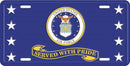 Air Force License Plate - The Flag Lady