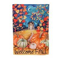 Alive in Fall Suede House Flag - The Flag Lady