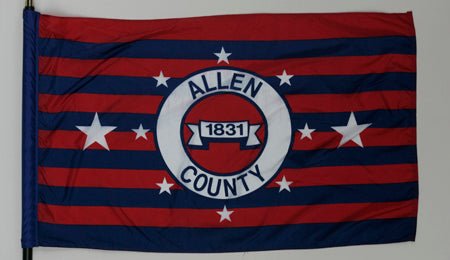 Allen County Ohio Flag - 3x5 feet - The Flag Lady