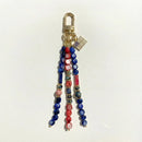 America 250 4th of July Stars & Stripes Bag Charm - The Flag Lady