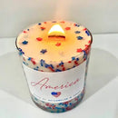 America Candle - The Flag Lady