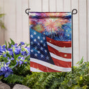 American Classic Fireworks Lustre Garden Flag - The Flag Lady