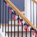 American Classic Garland Hanging Décor, Bow, 72"L - The Flag Lady