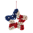 American Classic Wreath Wood Curl Patriotic Star, 19" - The Flag Lady