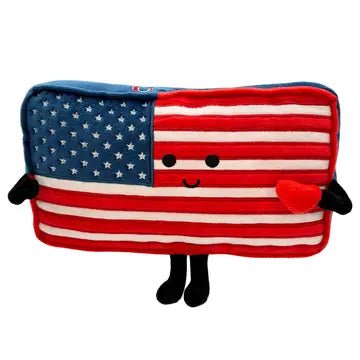 American Flag Stuffed Plush - USA - The Flag Lady