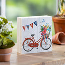 American Patriotic Bike Classic Sign Wood - The Flag Lady