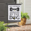 Approved by the Dog Garden Applique Garden Flag - The Flag Lady