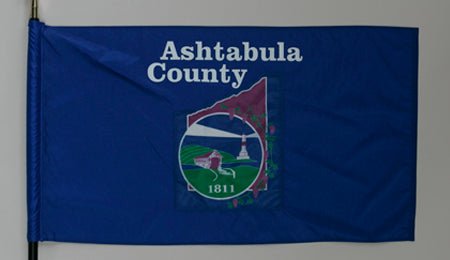 Ashtabula County Ohio Flag - 3x5 feet - The Flag Lady