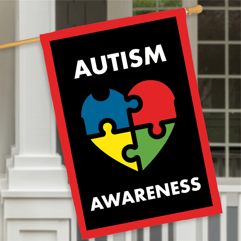 Autism Awareness Banner Flag 28 x 40 inch Causes - The Flag Lady