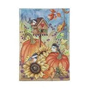 Autumn Greetings Suede Garden Flag - The Flag Lady