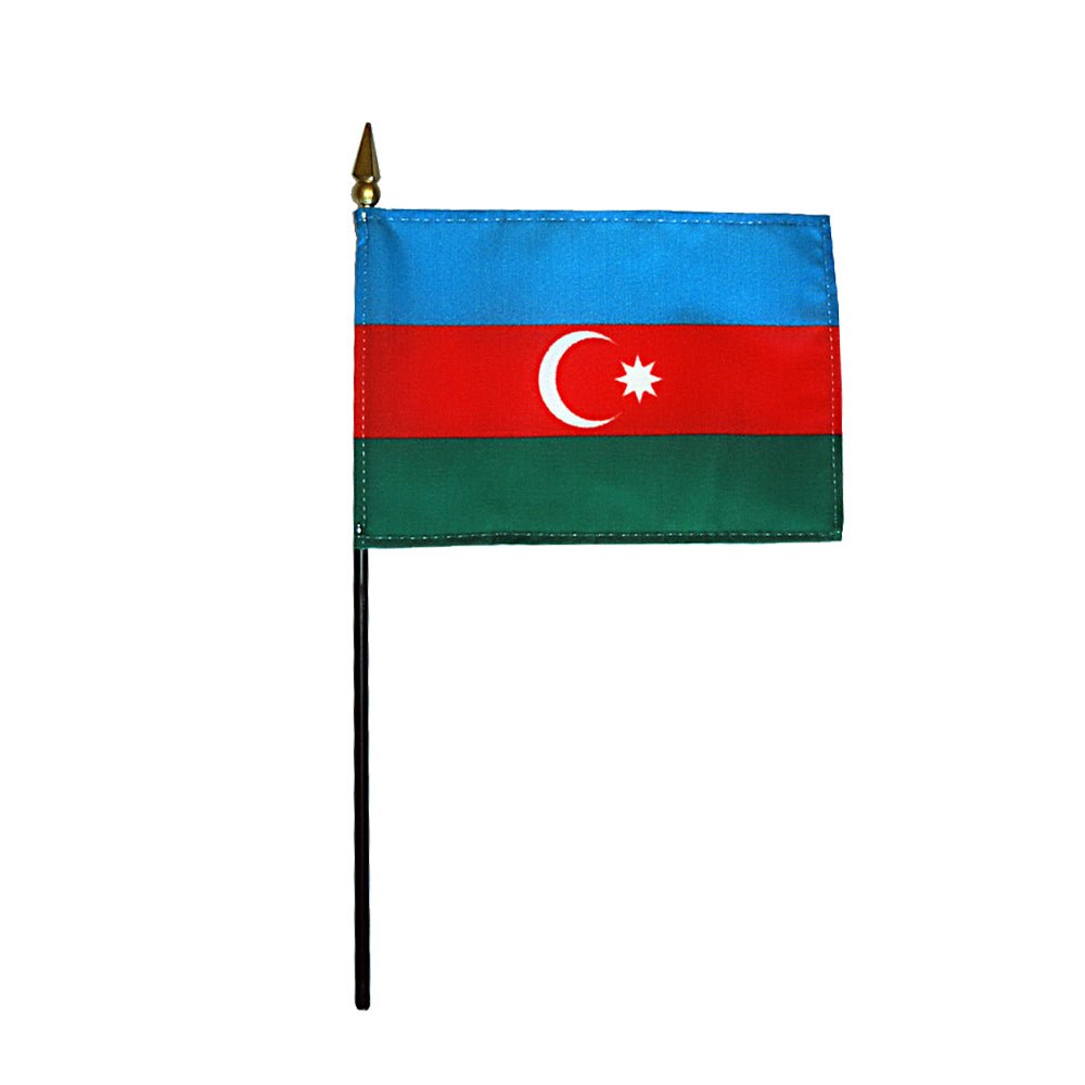 Azerbaijan Flag 3x5 Nylon - Premium American-Made – Atlantic Flagpole Azerbaijan Flag 3x5 Nylon - Premium American-Made – Atlantic Flagpole
