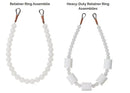 Beaded Retainer Ring Assembly (For use w/ Internal or External Halyard Applications) - The Flag Lady